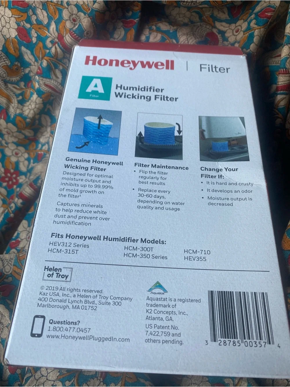Honeywell HAC504 Humidifier Wicking Filter Size A, New